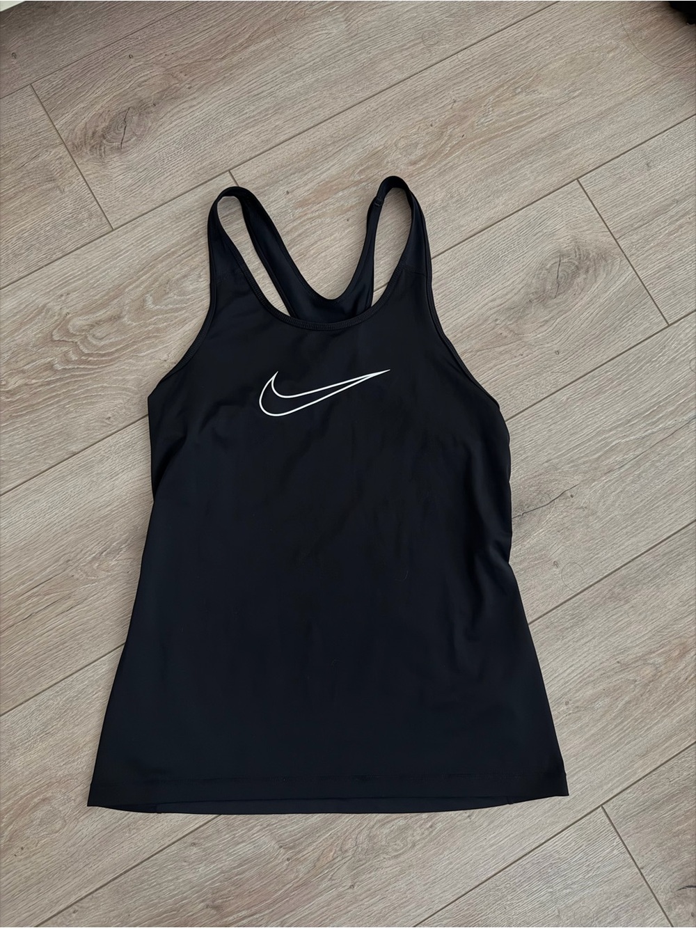 Woman’s Nike Dri-FIT Racerback Tank Top Black Medium